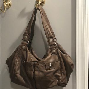 Marc Jacobs grey leather bag/tote.